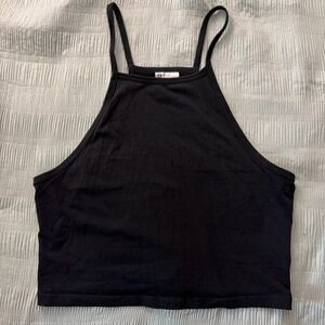 black halter top